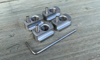 Stainless steel 316 locking t-nut available in M8 and M6 versions